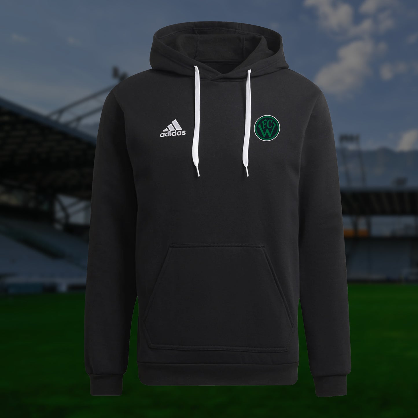 Hoodie Adidas Kind schwarz