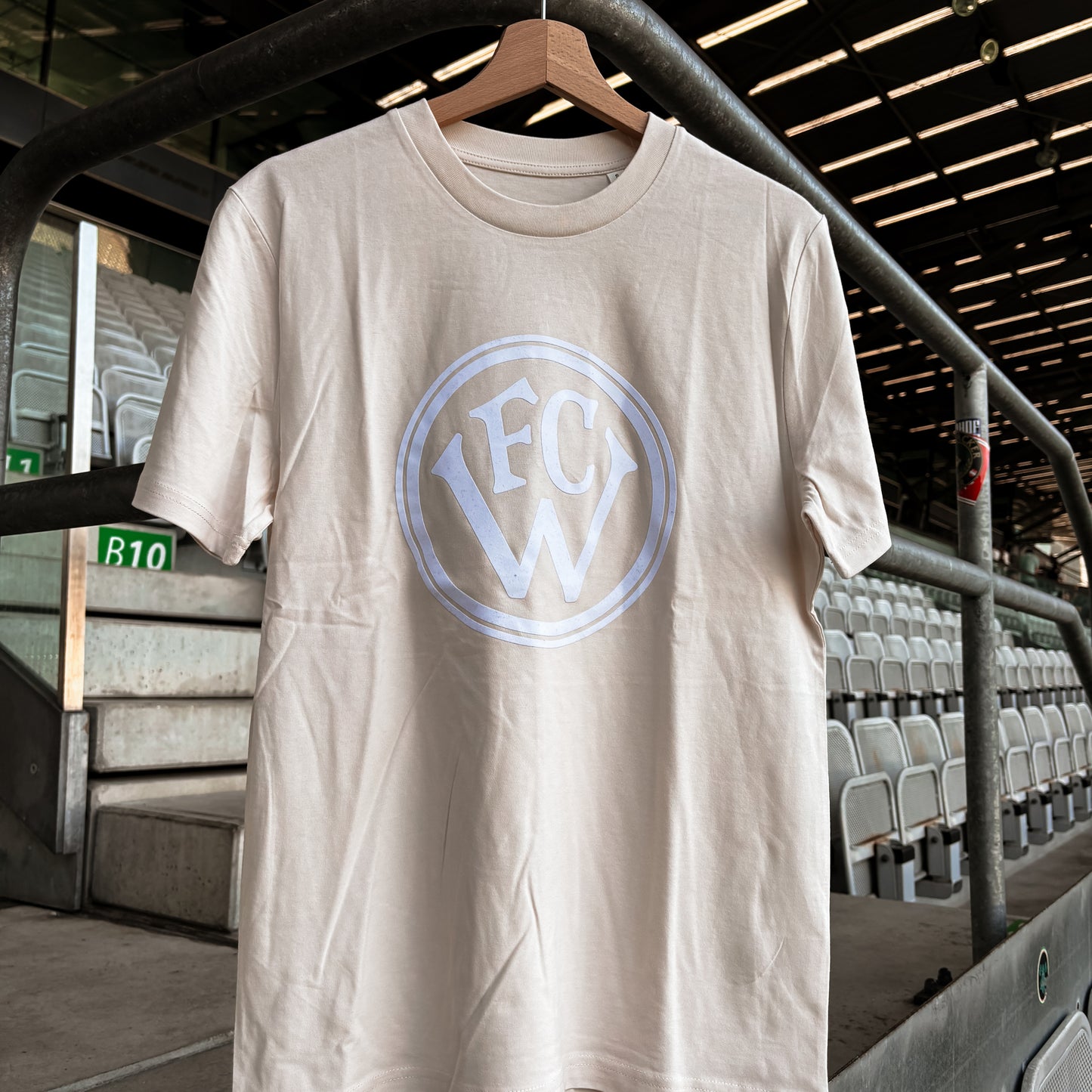 T-Shirt FCW Logo beige